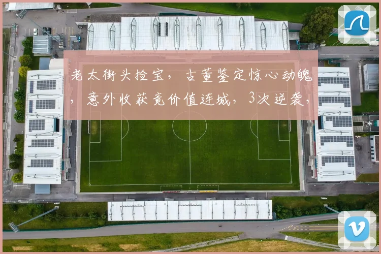 老太街头捡宝，古董鉴定惊心动魄，意外收获竟价值连城，3次逆袭，人生赢家